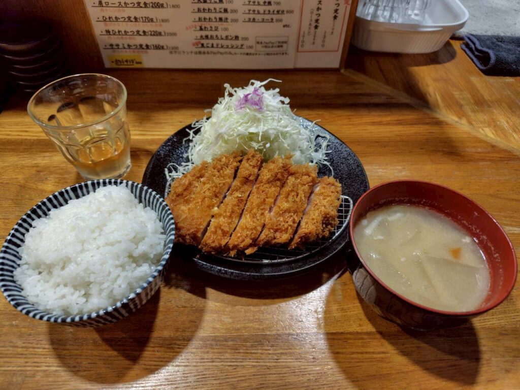とんかつ 檍（おおき）赤坂店 上ロース定食